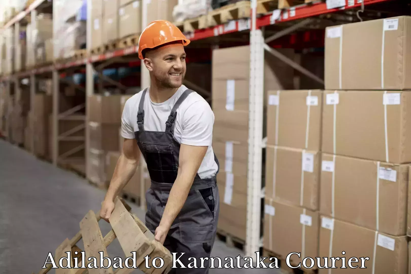 Global parcel delivery Adilabad to Piriyapatna