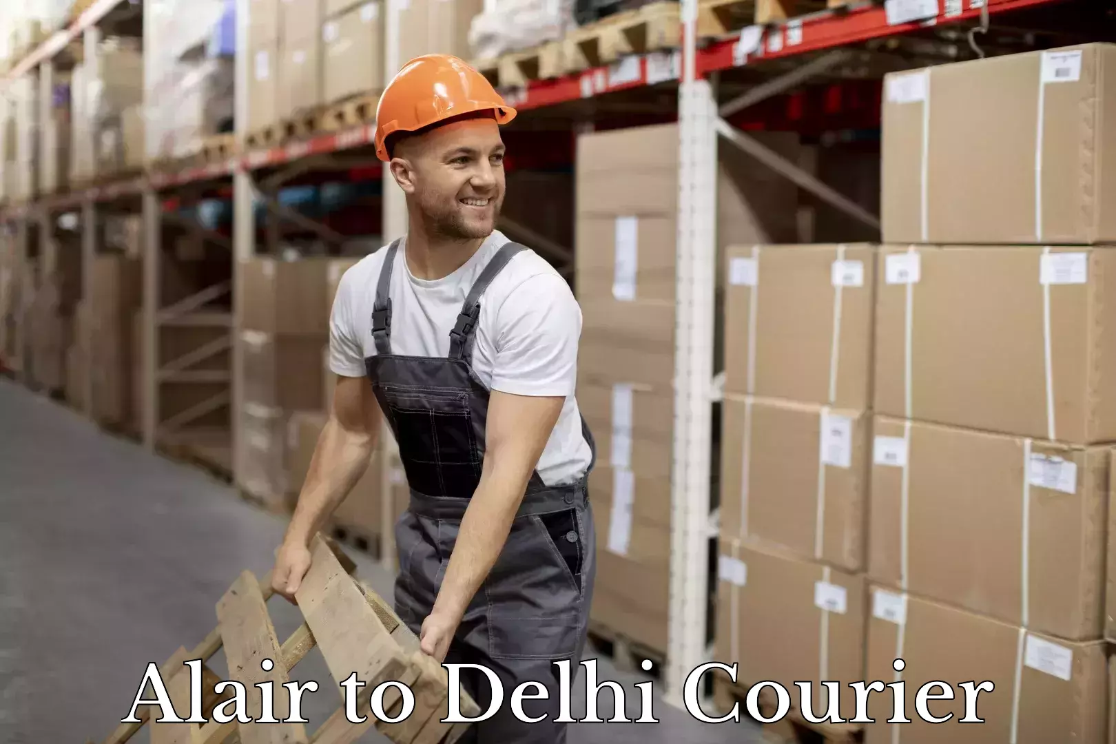 Doorstep parcel pickup Alair to NIT Delhi