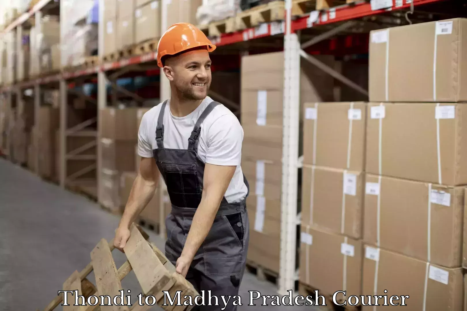 Smart parcel delivery Thondi to Madhya Pradesh