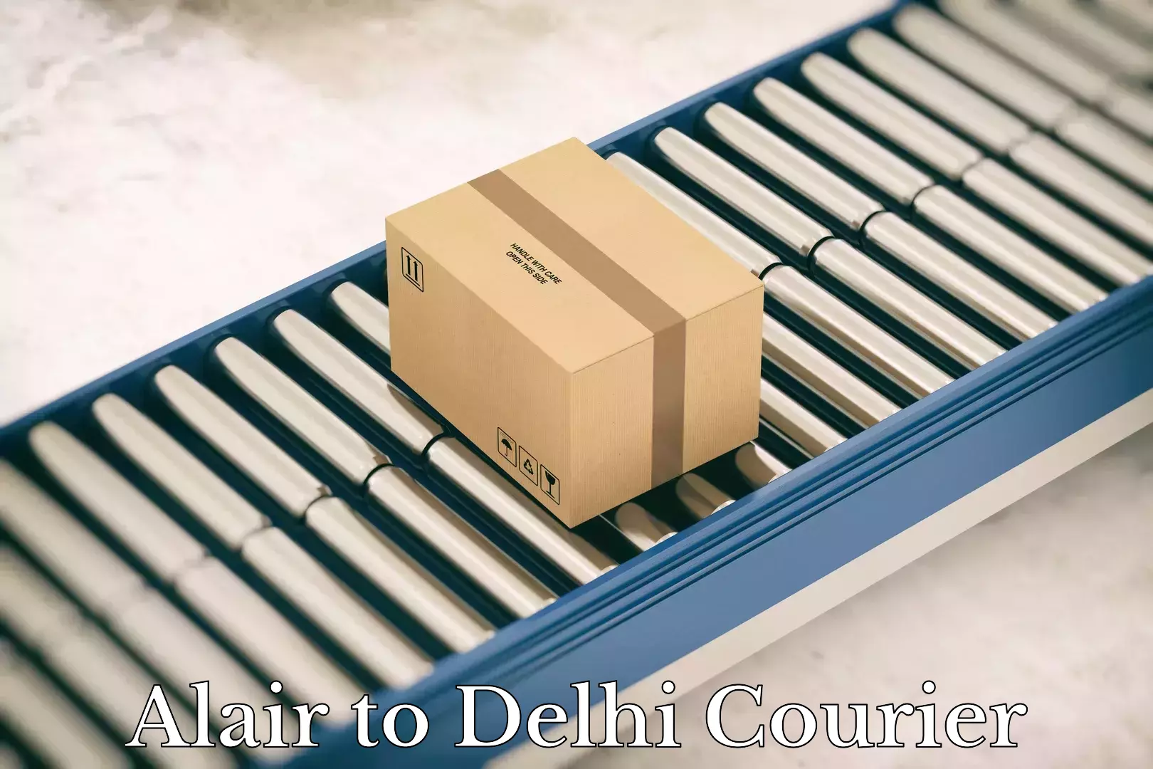 Reliable courier services in Alair to Jawaharlal Nehru University New Delhi