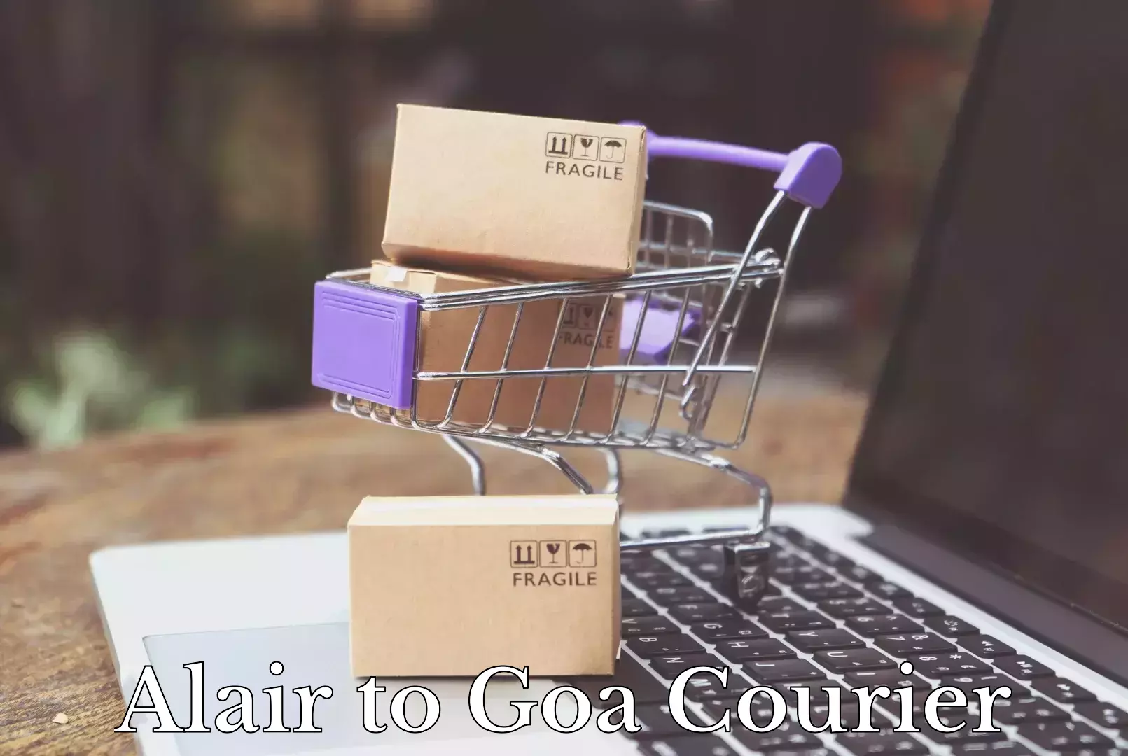 Custom courier strategies Alair to IIT Goa