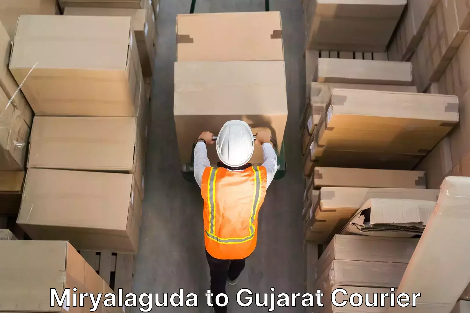 Professional furniture movers Miryalaguda to Gujarat