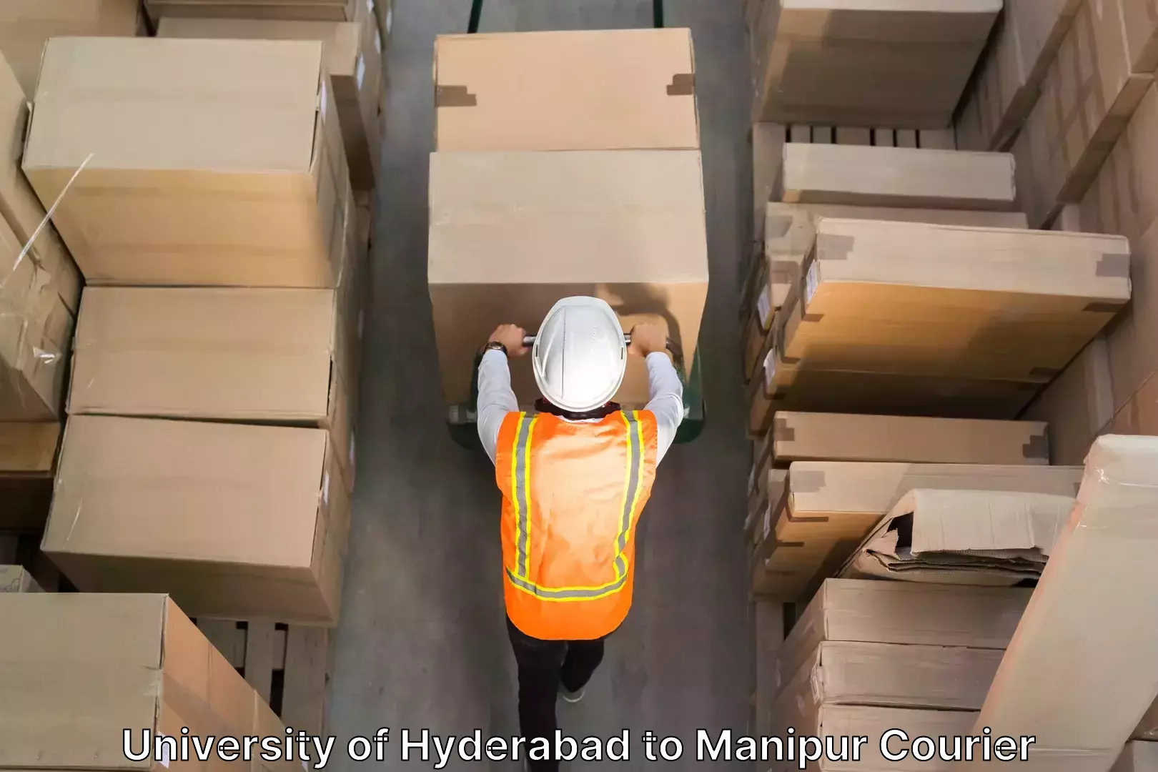 Furniture moving solutions University of Hyderabad to Manipur