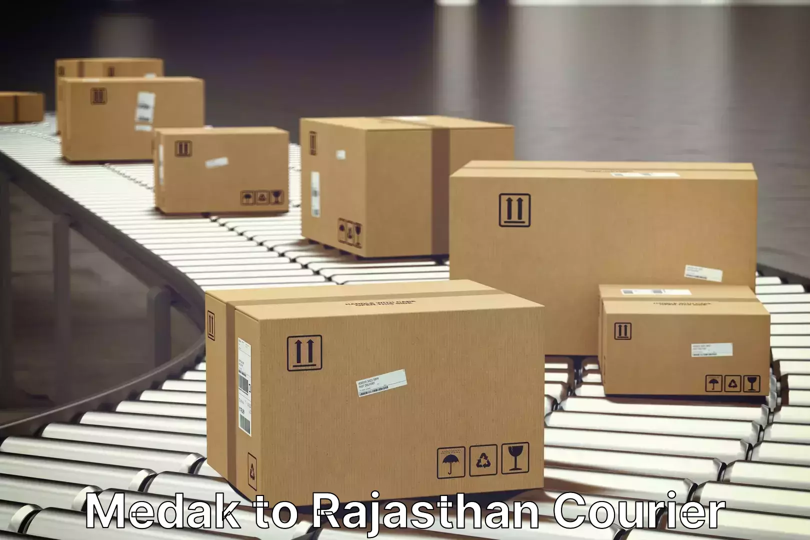 Professional furniture movers Medak to Rajasthan