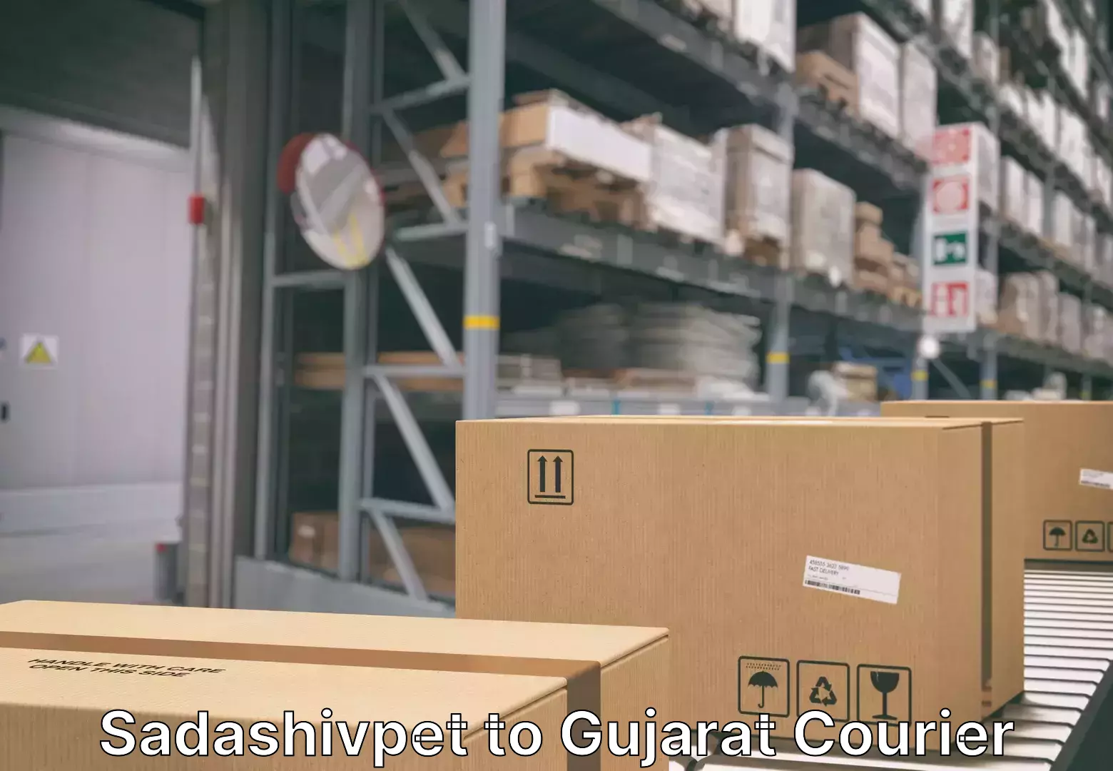 Professional furniture relocation in Sadashivpet to Gujarat