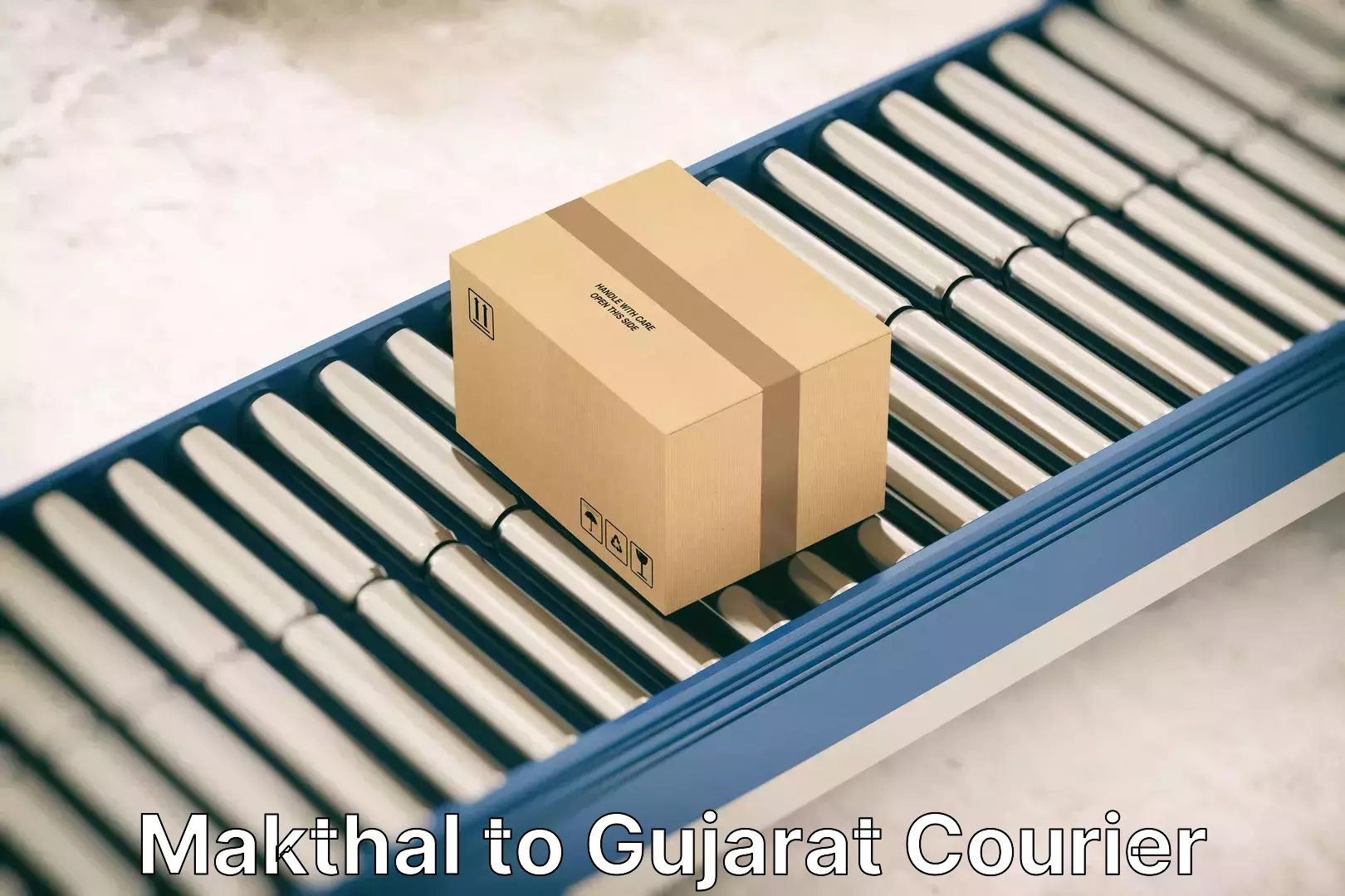 Efficient moving company Makthal to Gujarat