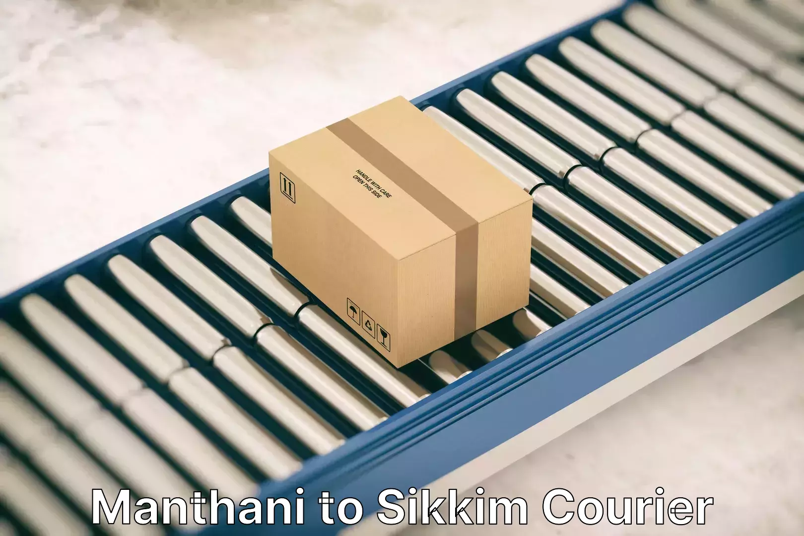 Household logistics services Manthani to Sikkim