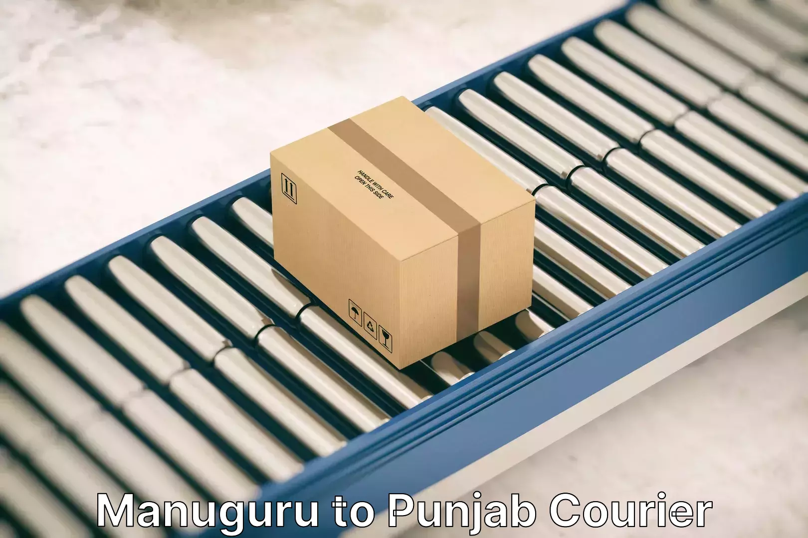 Skilled furniture transport Manuguru to Punjab