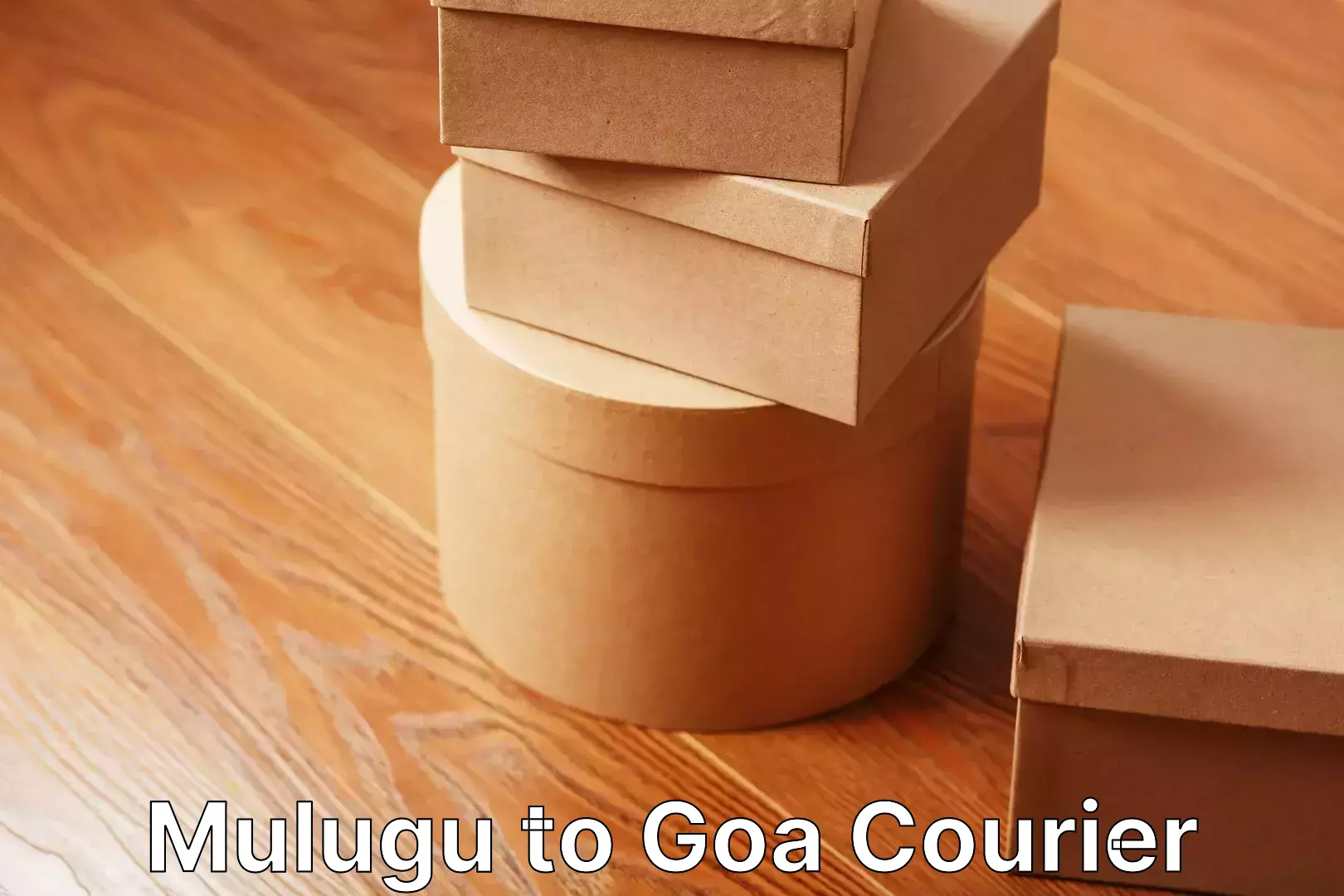 Safe home goods transport Mulugu to Goa