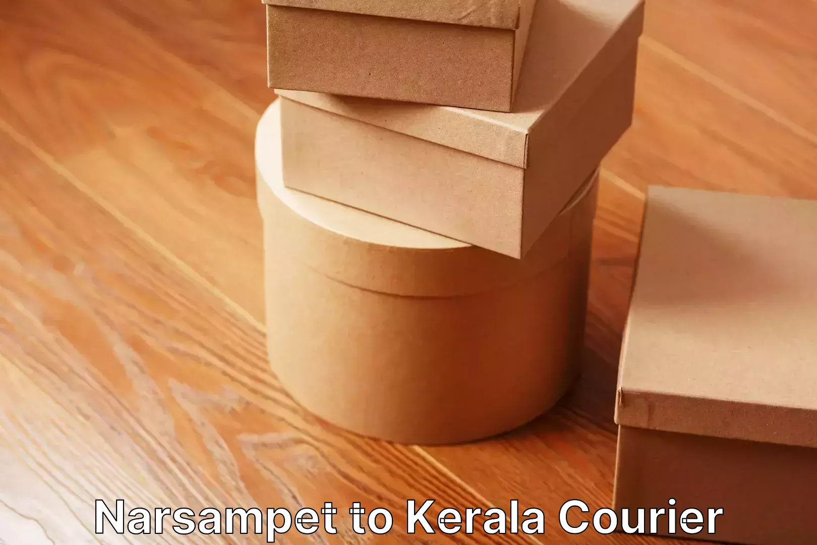 Furniture transport services in Narsampet to Kerala