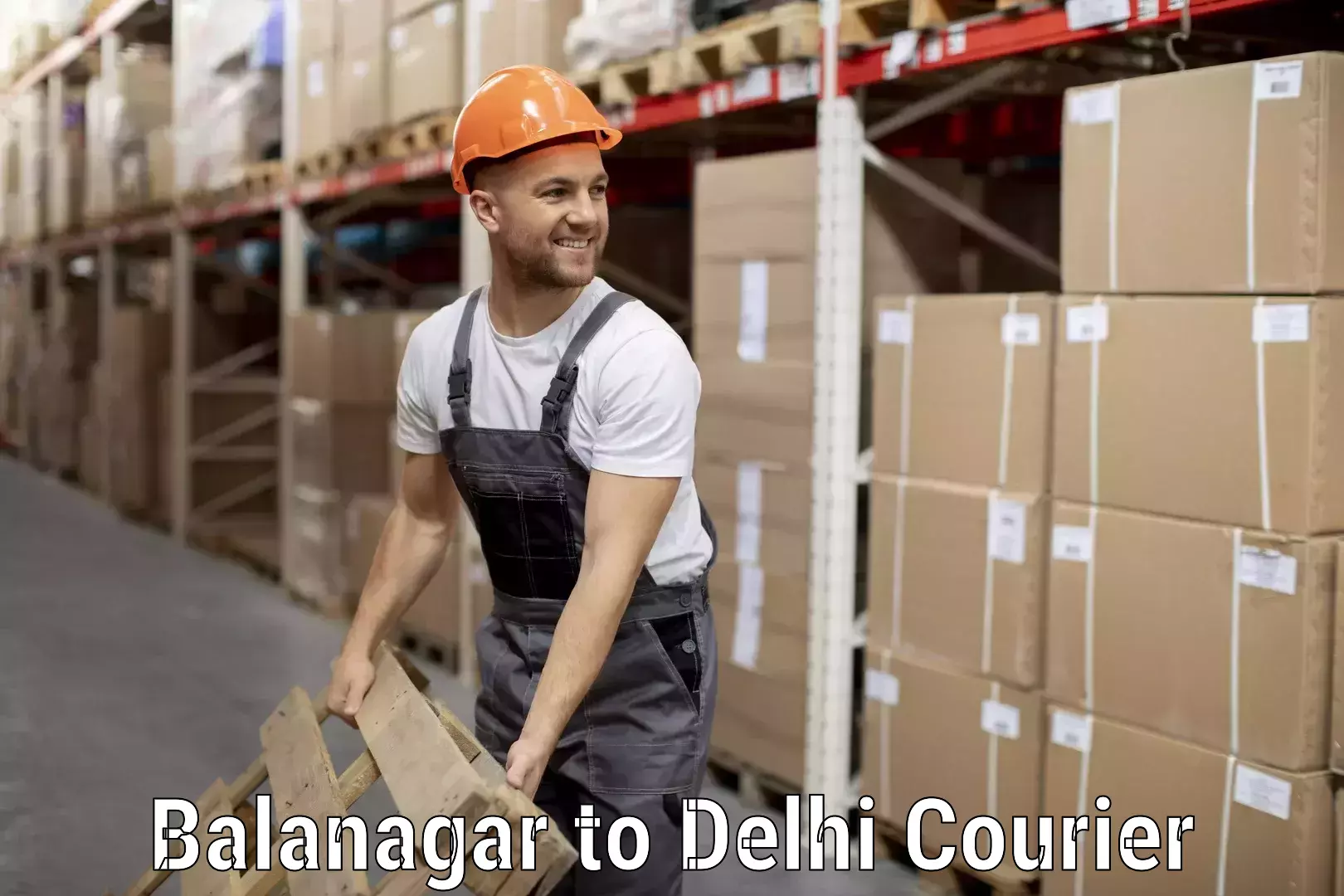 Luggage storage and delivery Balanagar to Ashok Vihar