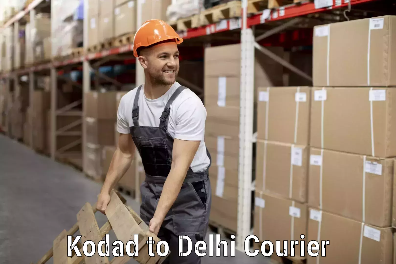 Baggage delivery management Kodad to Delhi