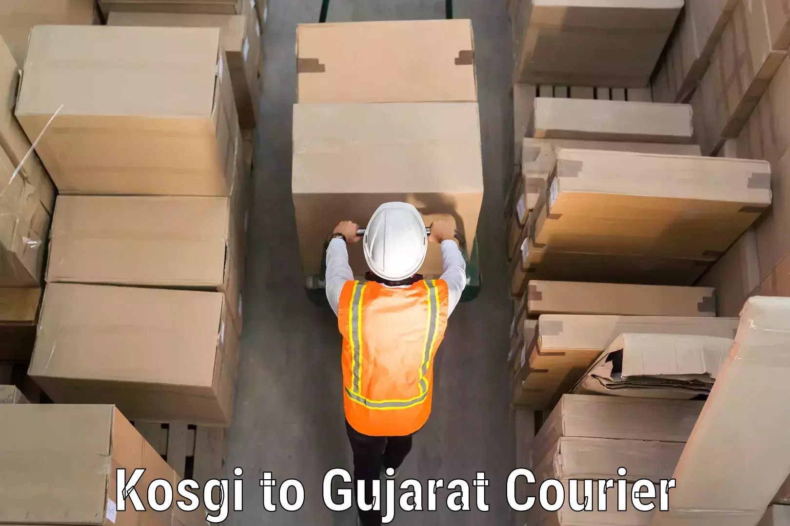 Baggage delivery optimization Kosgi to Songadh