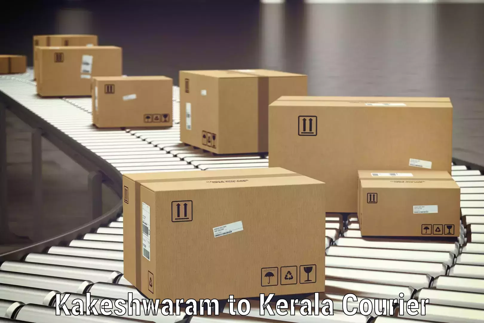 Efficient baggage courier system Kakeshwaram to Adur Kla