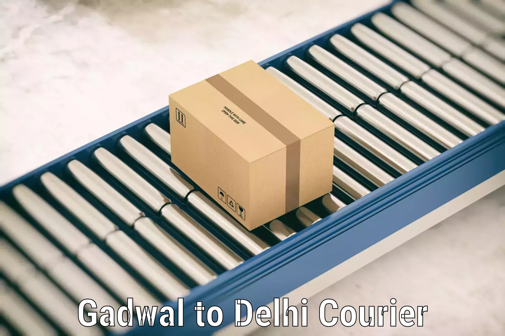 Luggage shipment tracking Gadwal to Delhi