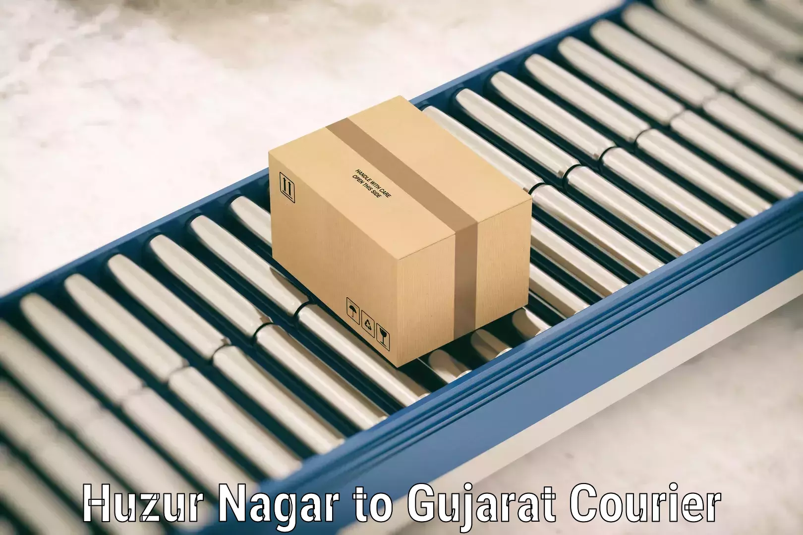 Baggage delivery management Huzur Nagar to Gujarat