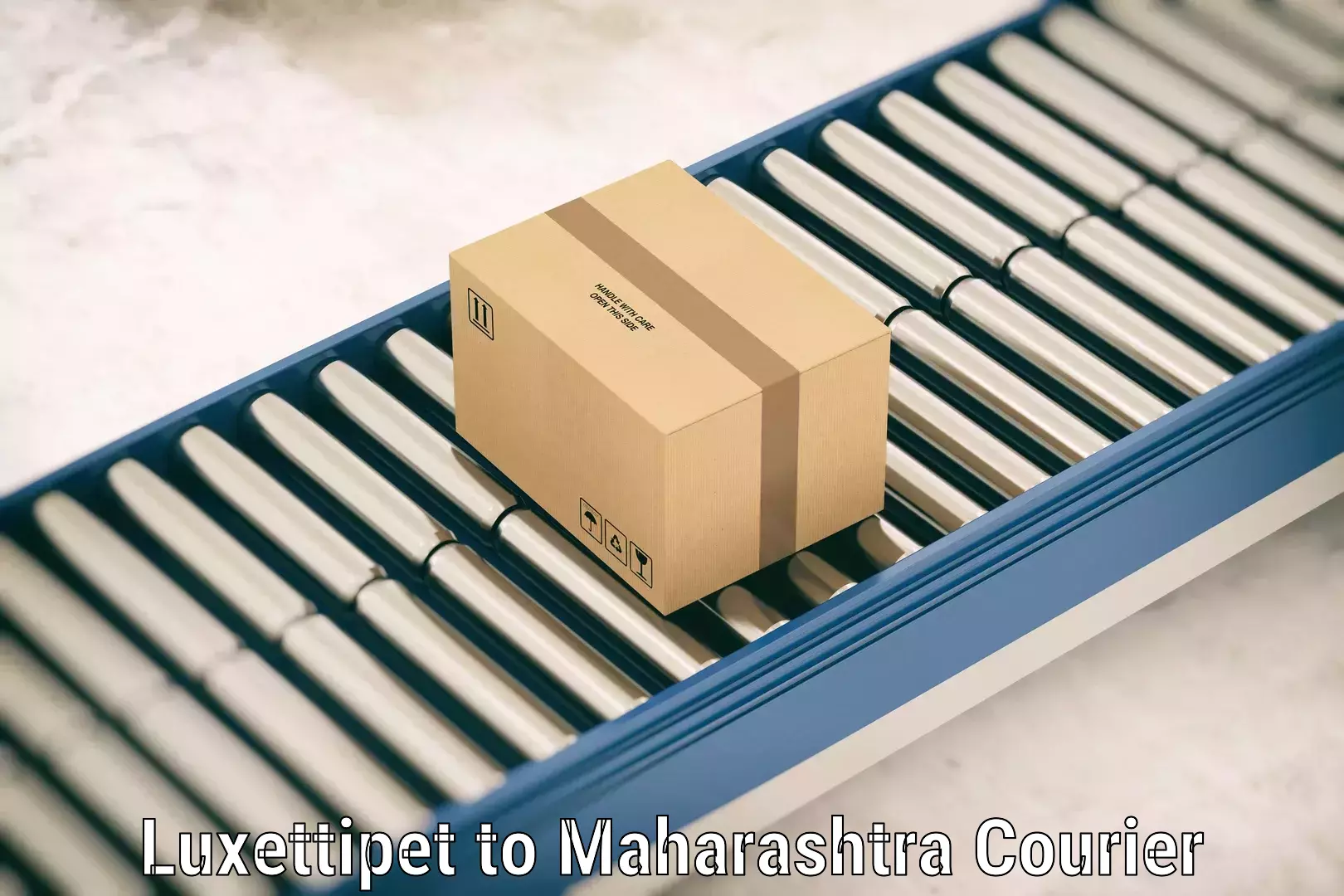 Baggage transport innovation Luxettipet to Maharashtra