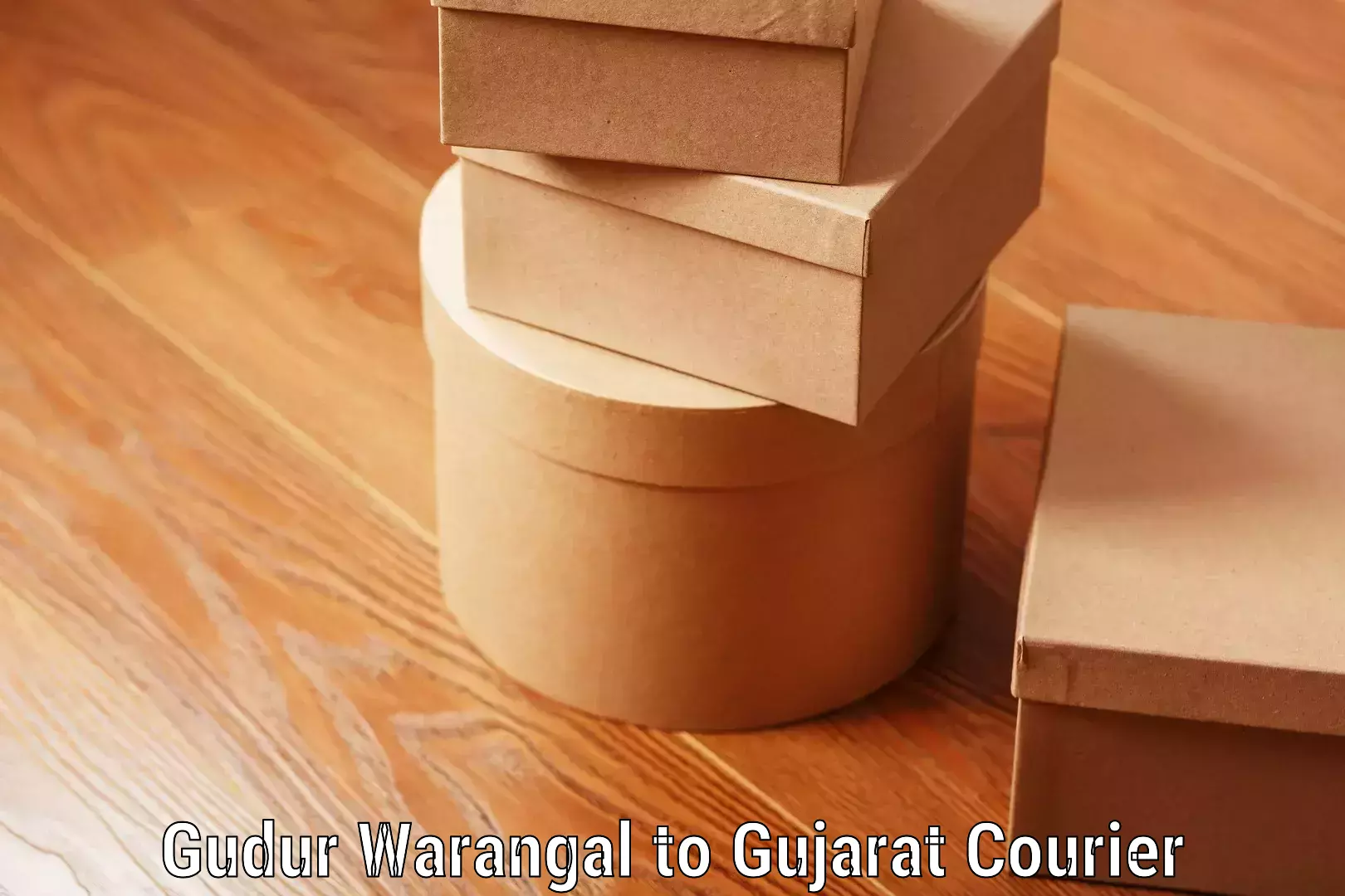 Door to hotel baggage transport Gudur Warangal to Gujarat