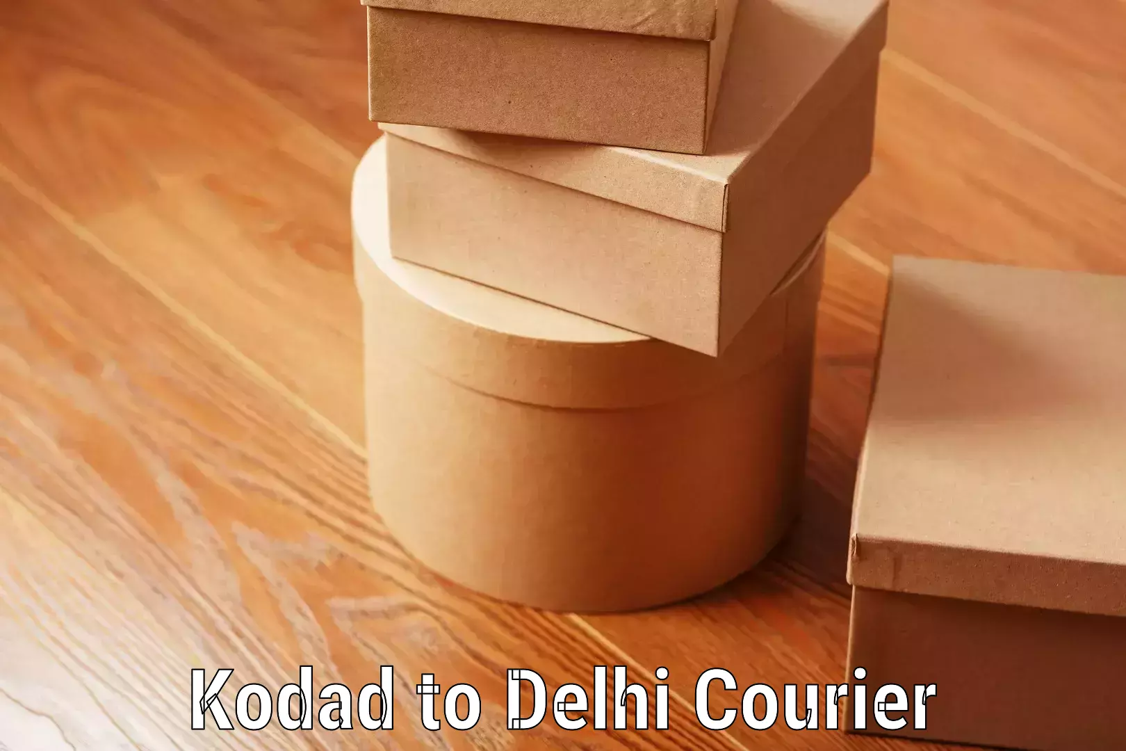 Doorstep luggage pickup Kodad to University of Delhi