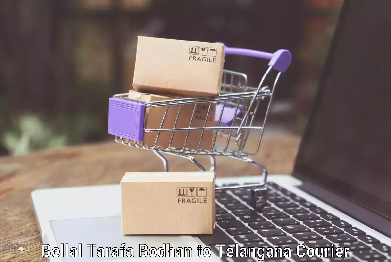 Baggage courier rates in Bellal Tarafa Bodhan to Bhongir