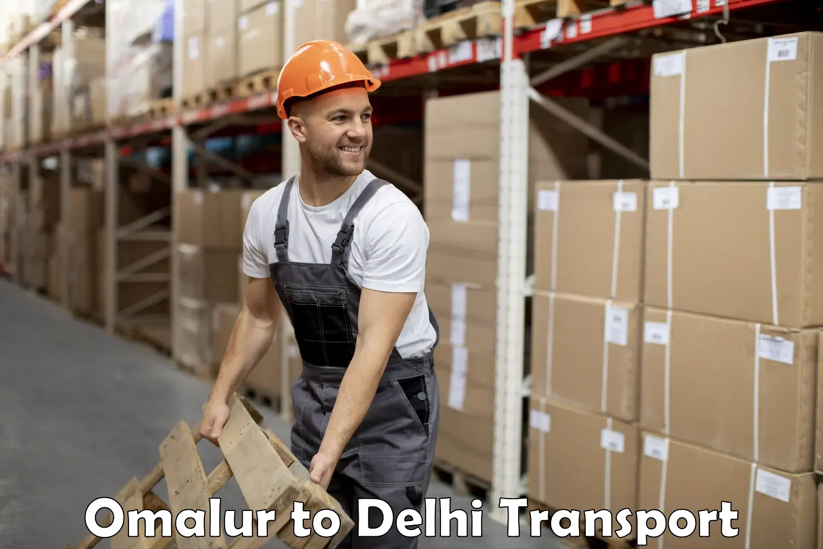 Land transport services Omalur to Jamia Millia Islamia New Delhi