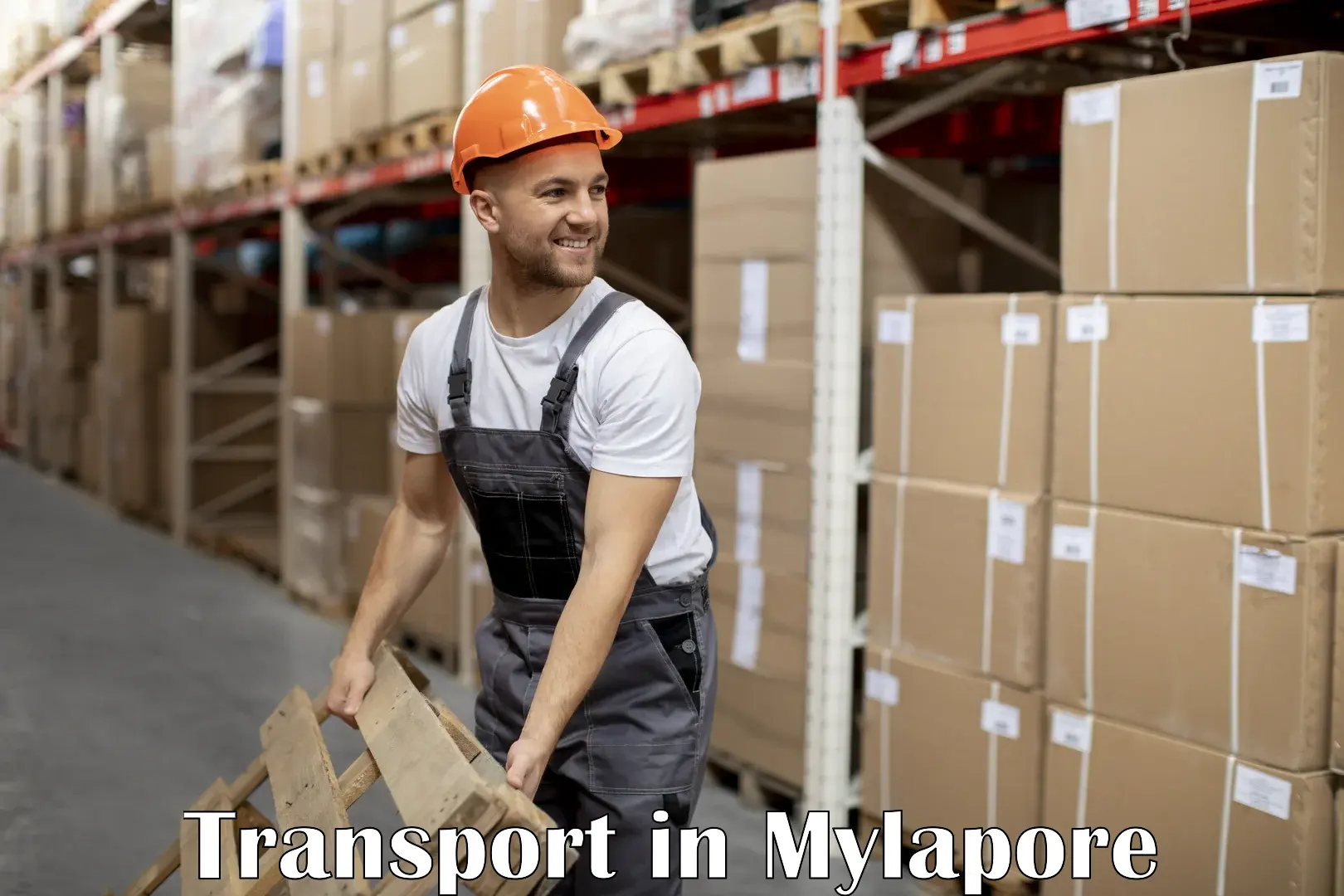 Daily parcel service transport in Mylapore
