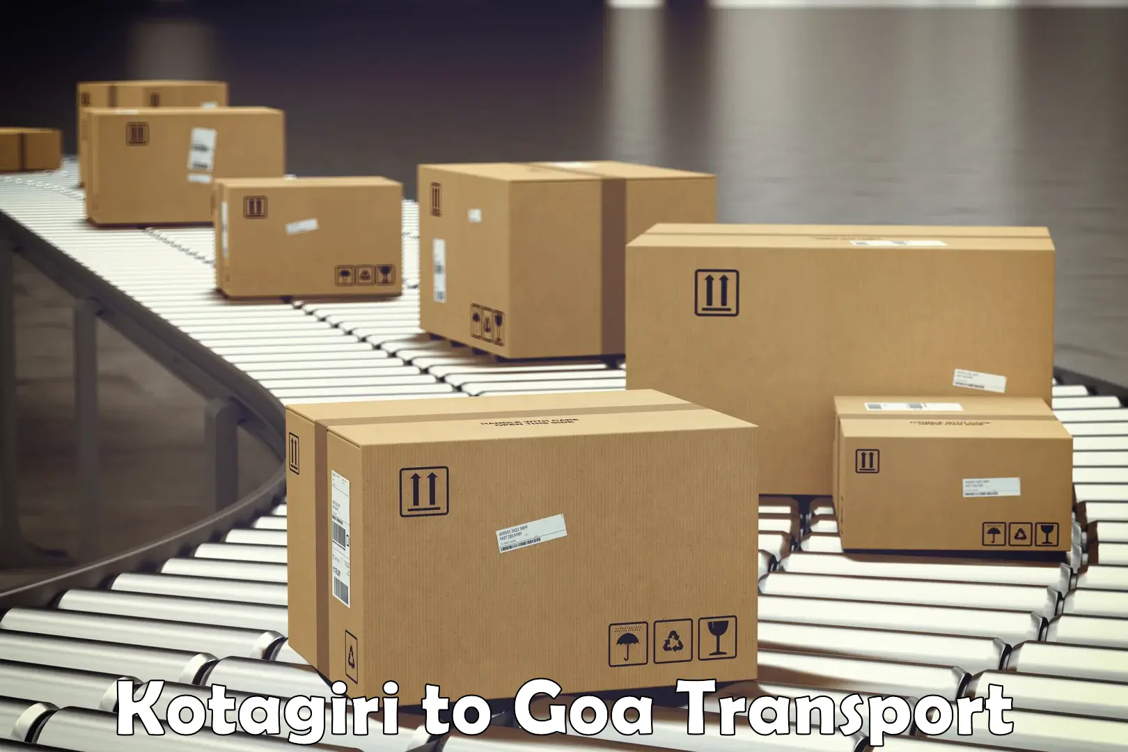 International cargo transportation services Kotagiri to Goa