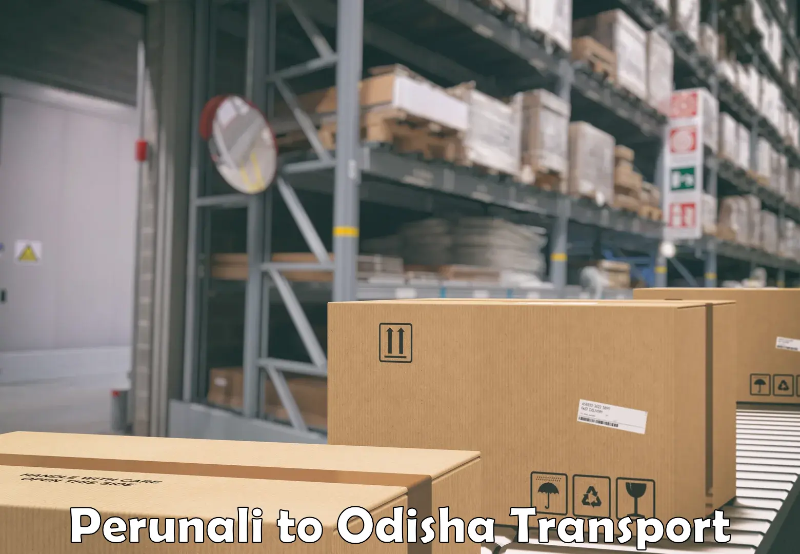Truck transport companies in India Perunali to Odisha