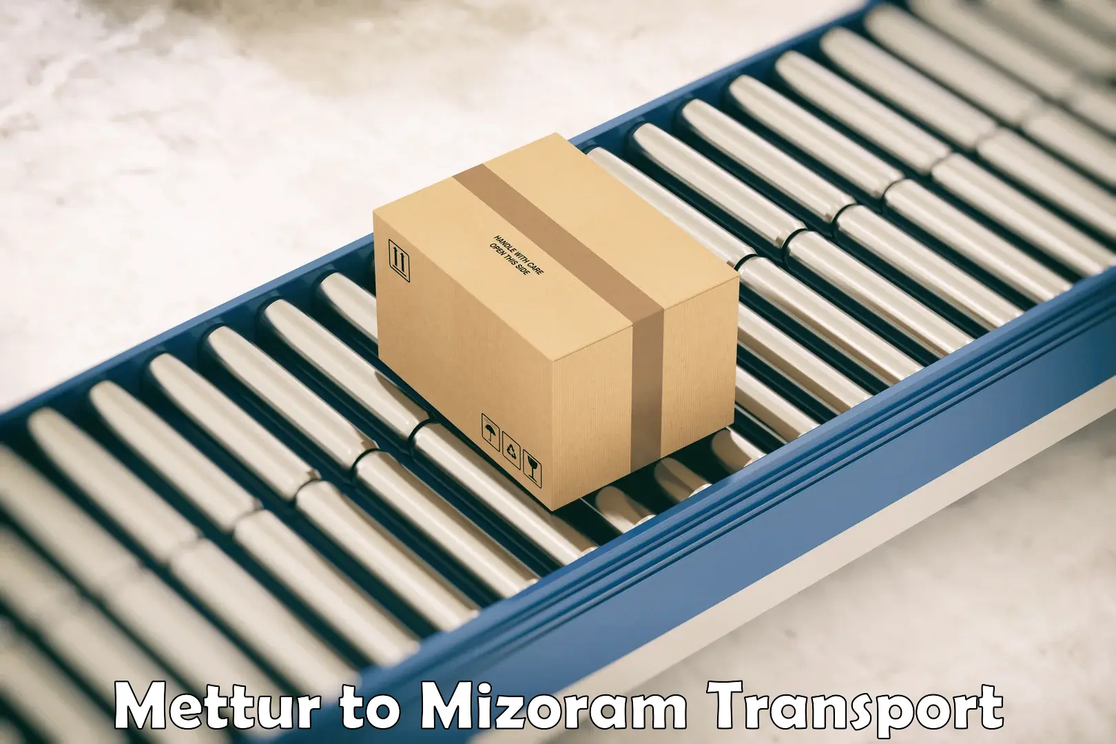 Container transport service Mettur to Mizoram University Aizawl