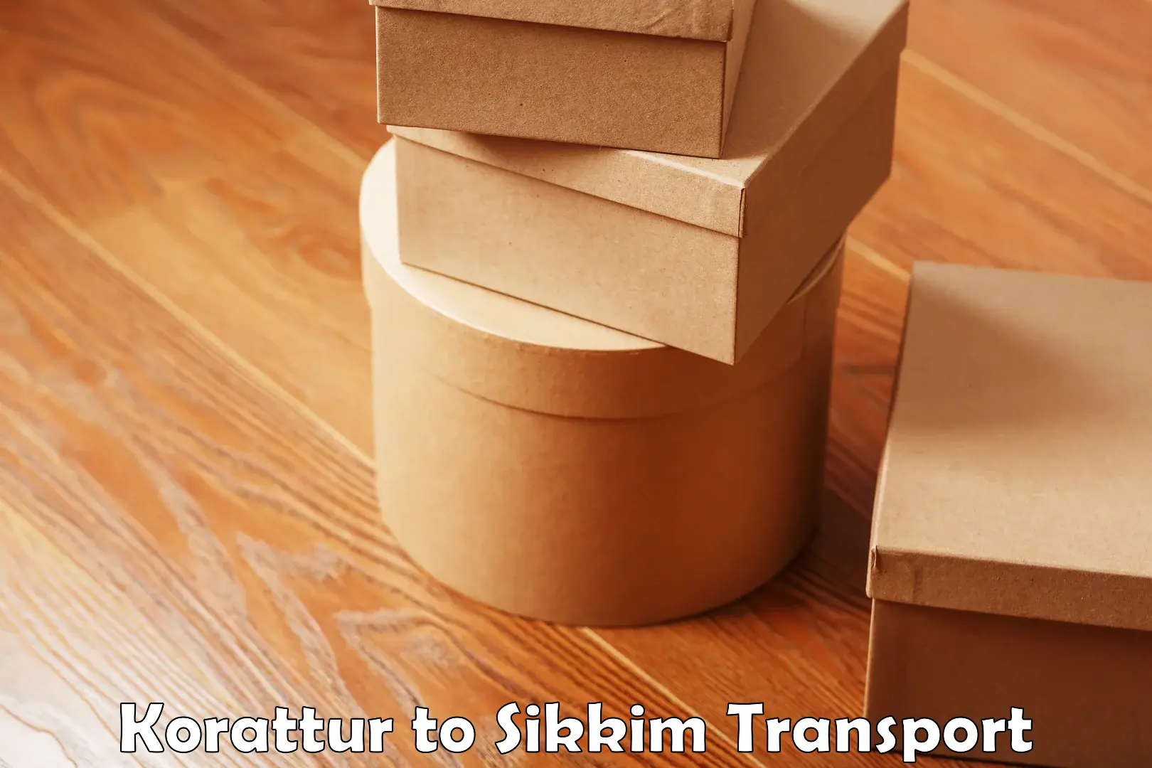 Shipping services Korattur to East Sikkim