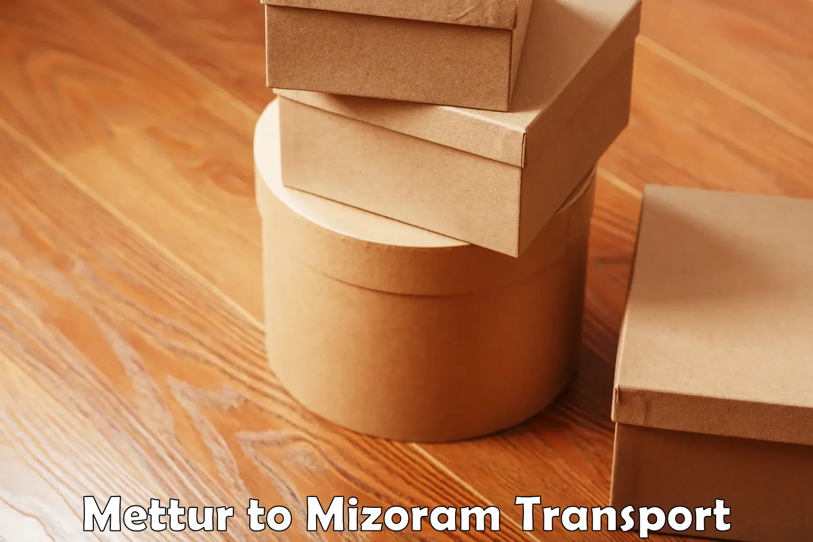 Best transport services in India in Mettur to Mizoram University Aizawl
