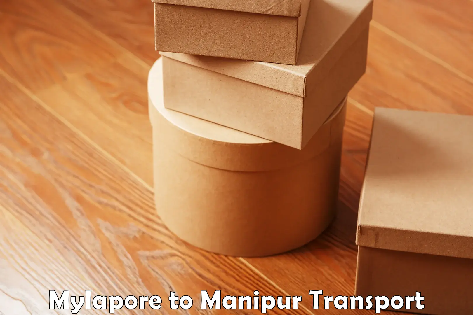 Nearby transport service Mylapore to Manipur