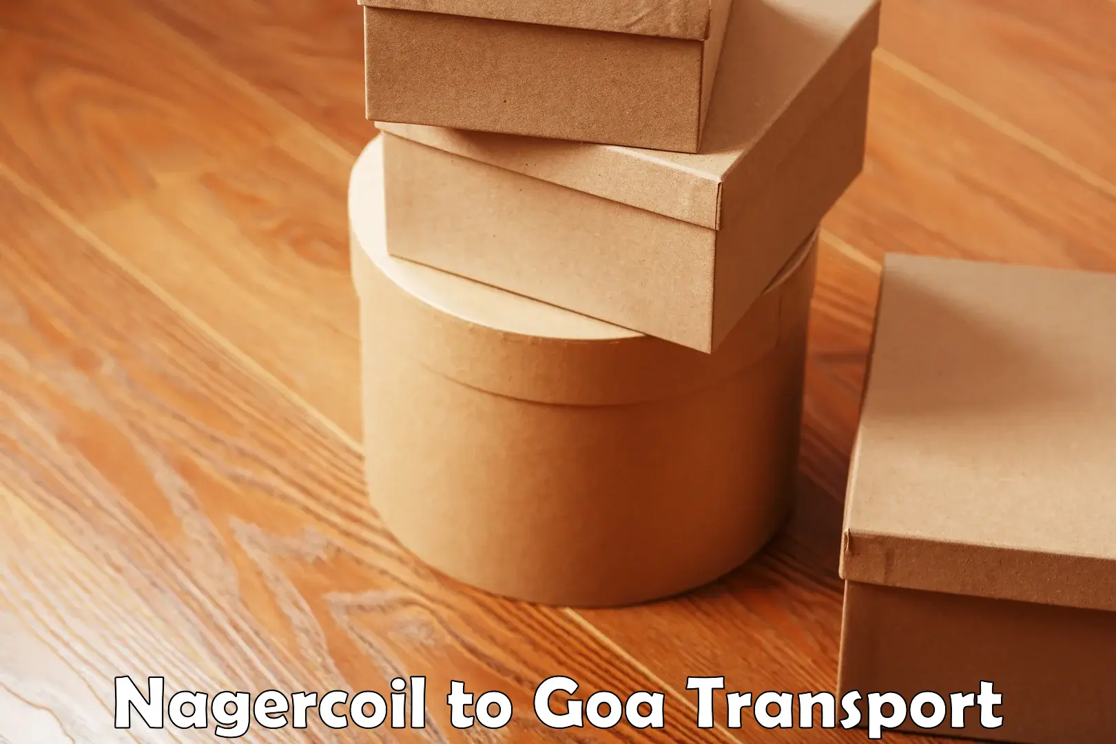 Nearest transport service Nagercoil to Bicholim